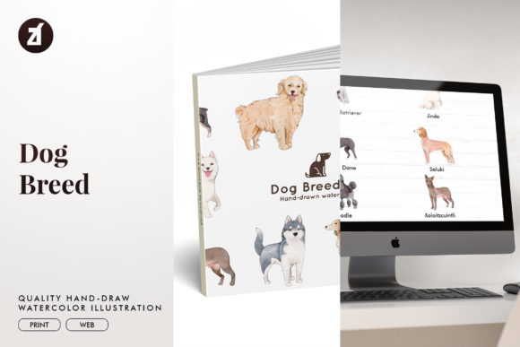 Dog Breed Set3 Illustrations
