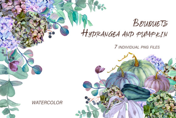 Fall Floral Arrangement Wedding Bouquets Illustrations