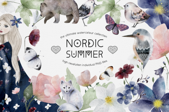 Nordic Summer Ultimate Collection Illustrations