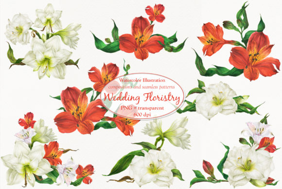 Wedding Floristry Illustrations